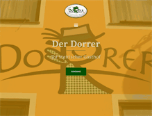 Tablet Screenshot of gasthof-dorrer.at